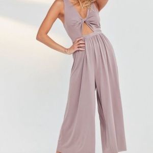 Silence + Noise Front Twist Jumpsuit